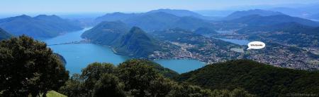 Villa Eureka, charming property for sale in Muzzano near Lugano, Ticino, Switzerland