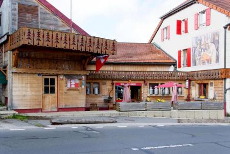 Restaurante Hôtel Arbez Franco-Suisse_winter Restaurante Hôtel Arbez Franco-Suisse_winter